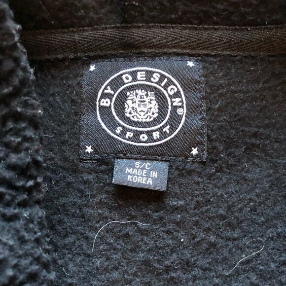By Design Sport Fleece Jacket Black Small - Picture 3 of 7